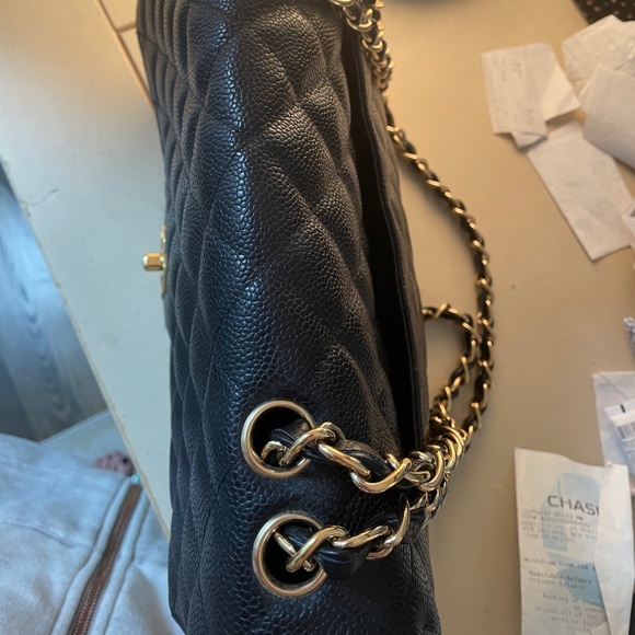 CHANEL Authentic classic caviar jumbo bag - Picture 14 of 14